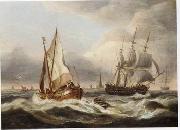 unknow artist Seascape, boats, ships and warships. 33 oil painting on canvas